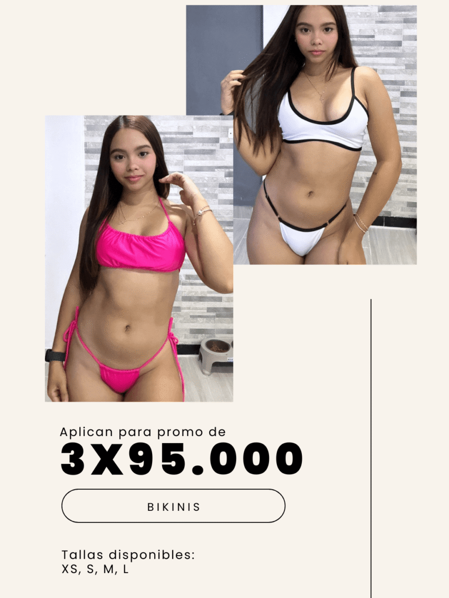 COMBO 3  -  X3 BIKINIS 2 PIEZAS