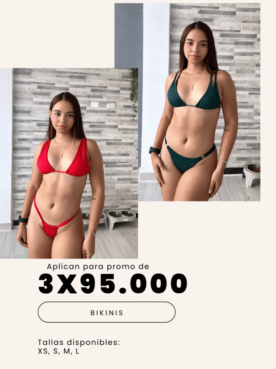 COMBO 1  -  X3 BIKINIS 2 PIEZAS