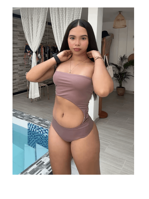 BIKINI ENTERIZO DARK COFFEE REF. 235