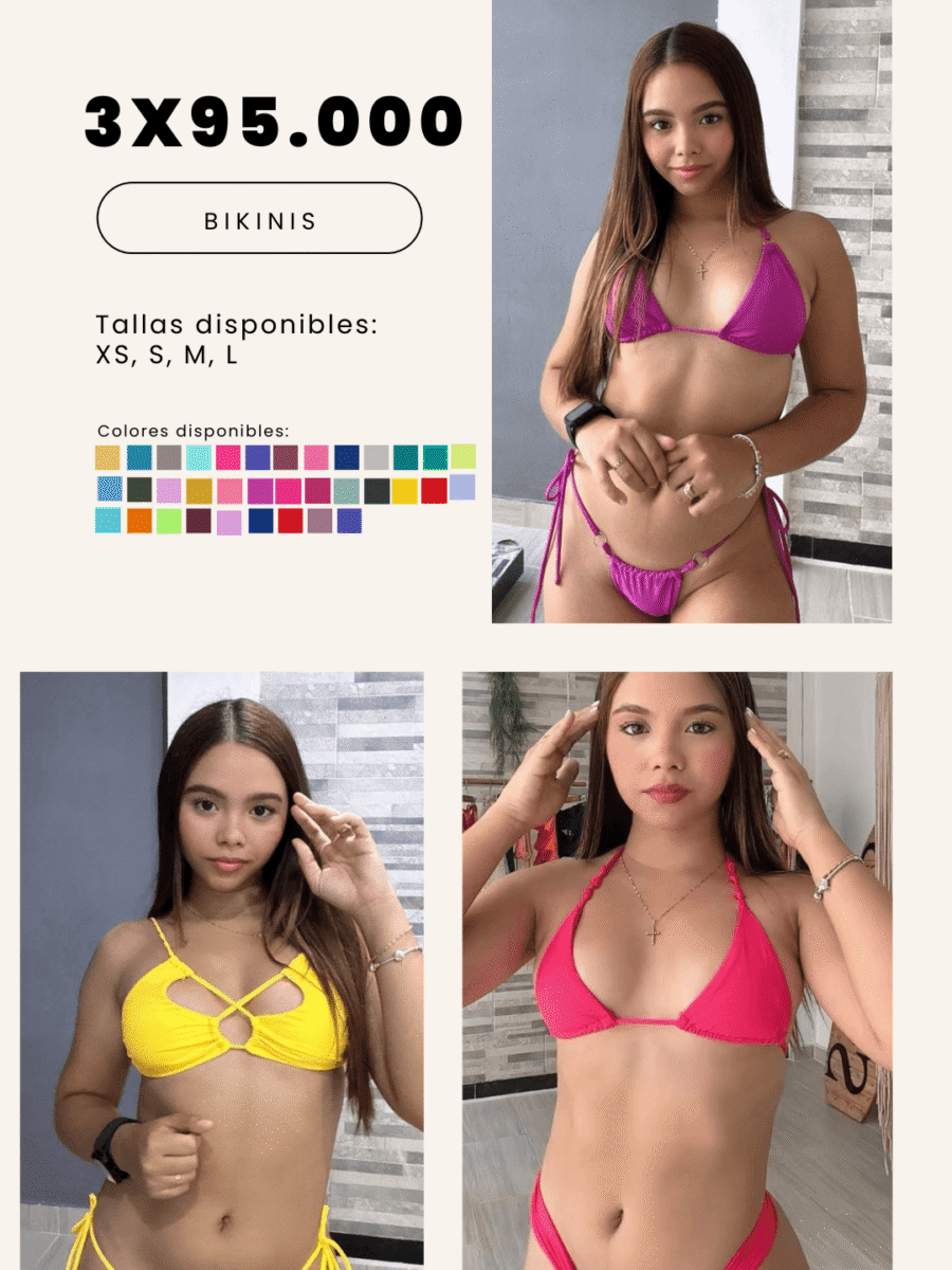 COMBO 2 – X3 BIKINIS 2 PIEZAS