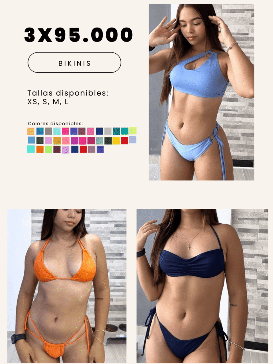 COMBO 3 – X3 BIKINIS 2 PIEZAS