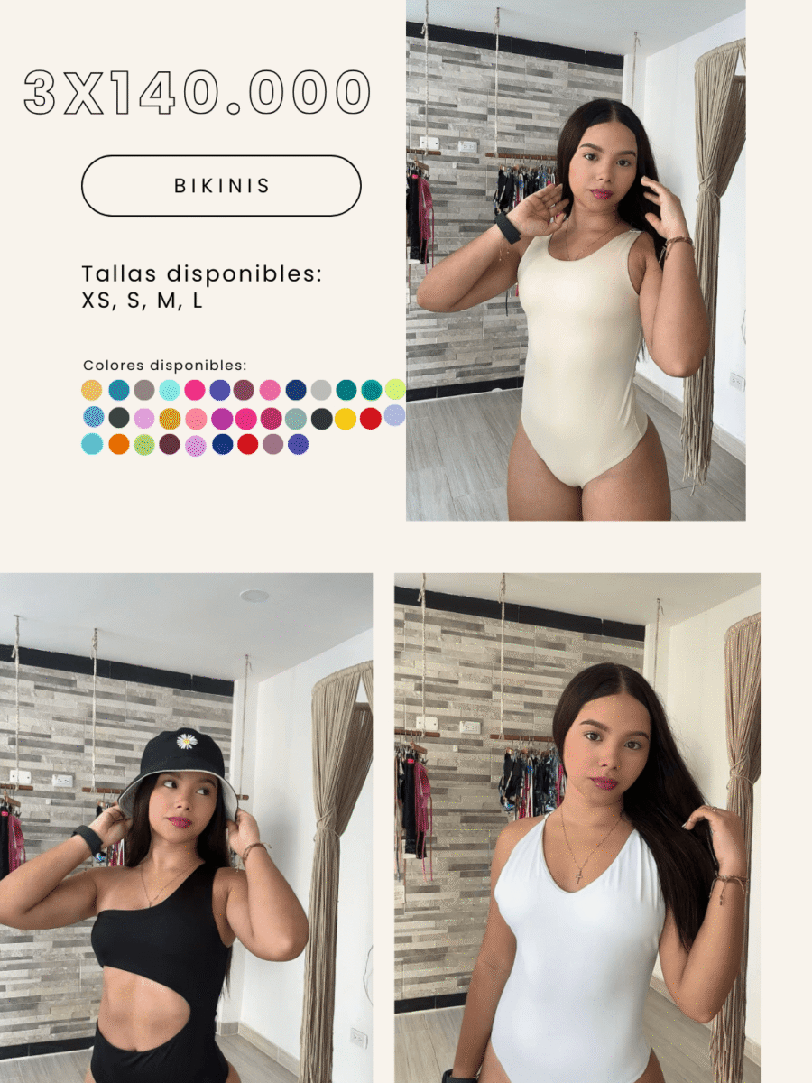 COMBO 3 – X3 BIKINIS ENTERIZOS
