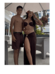 MATCH BIKINI PARA PAREJA BLACK CHOCOLATE REF. 266