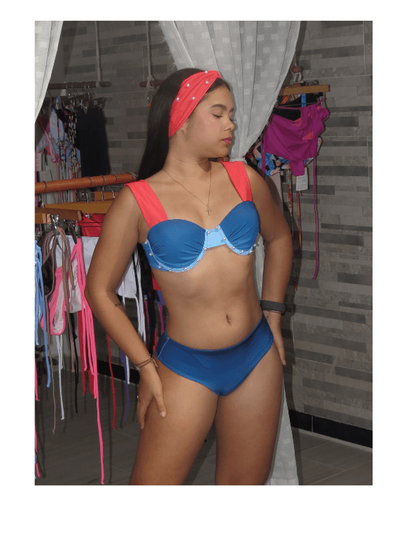 BIKINI DOS PIEZAS NAVY BLUE REF. 279